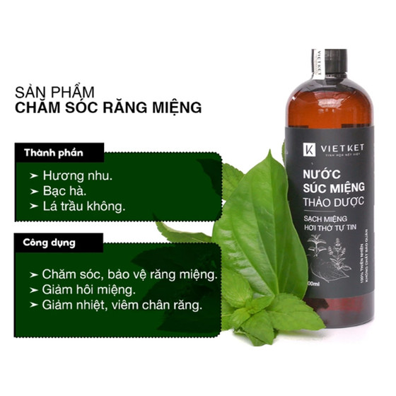 Nước súc miệng thảo dược Việt Kết
