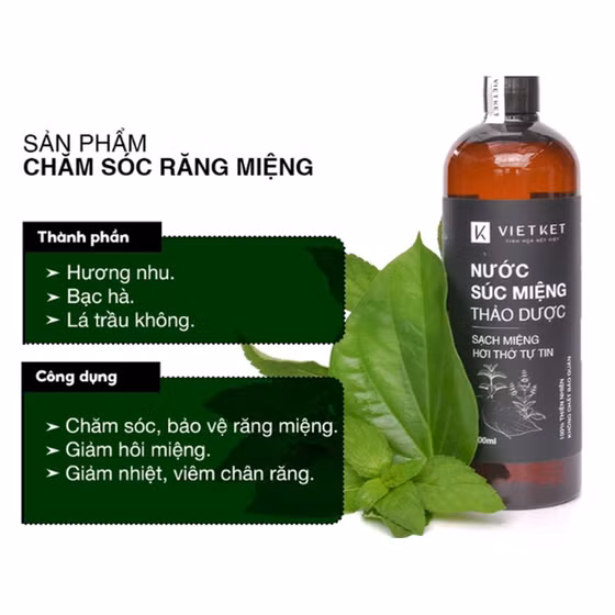 Nước súc miệng thảo dược Việt Kết