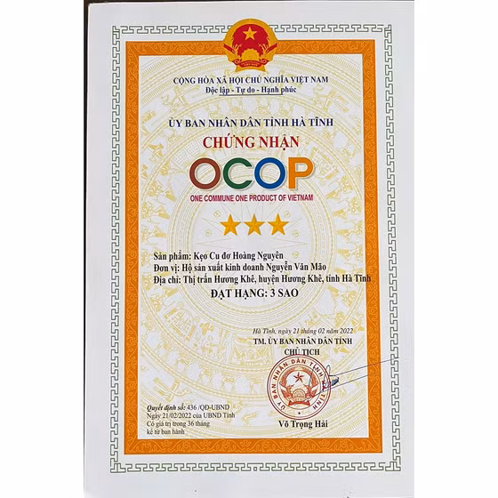 Kẹo cu đơ Hoàng Nguyên