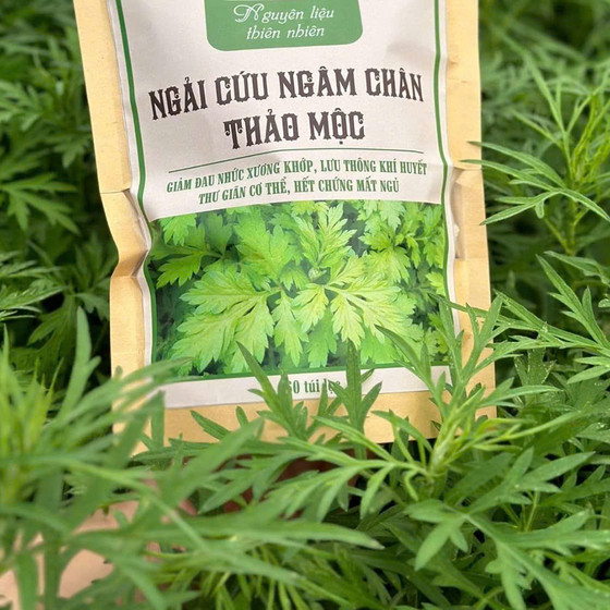 Bột ngải cứu ngâm chân