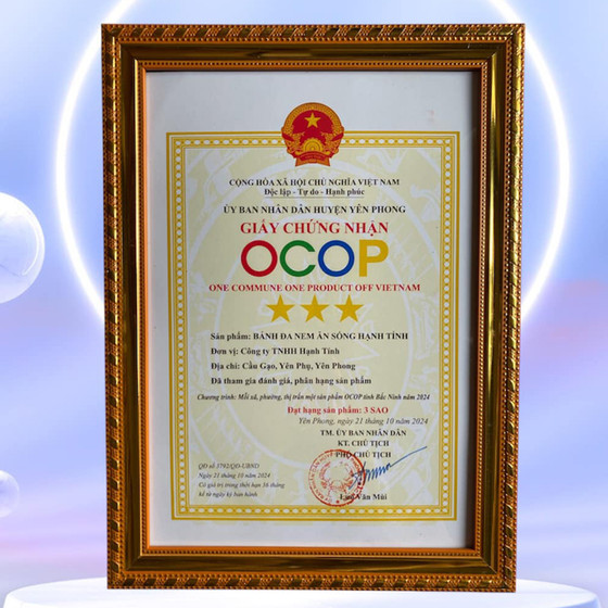 Bánh đa nem ăn sống Hạnh Tính