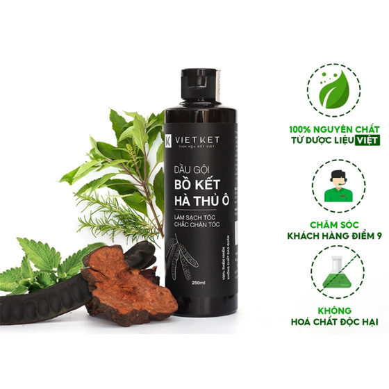 Dầu gội đầu bồ kết-hà thủ ô