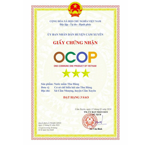 Nước mắm Thu Hùng