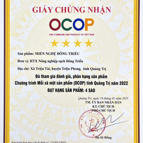 Miến nghệ Đông Triều