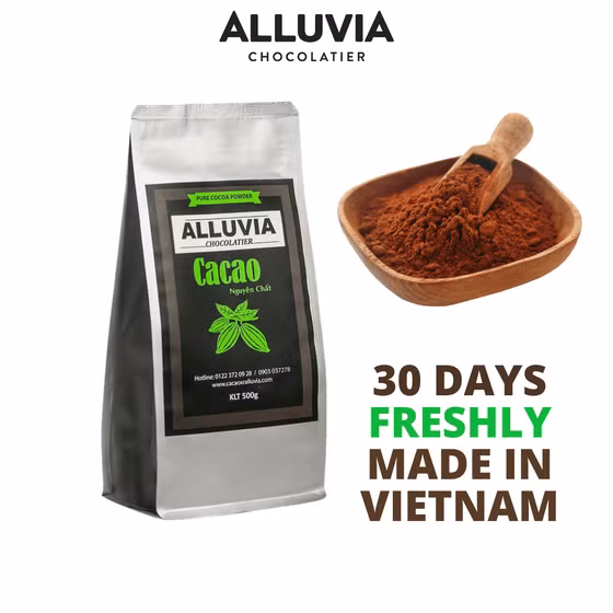 Bột ca-cao nguyên chất Alluvia