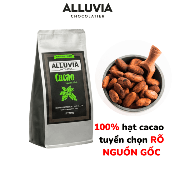 Bột ca-cao nguyên chất Alluvia