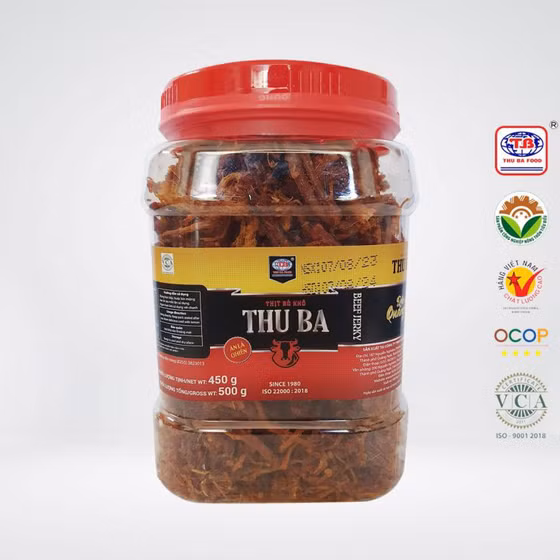 Thịt bò khô Thu Ba