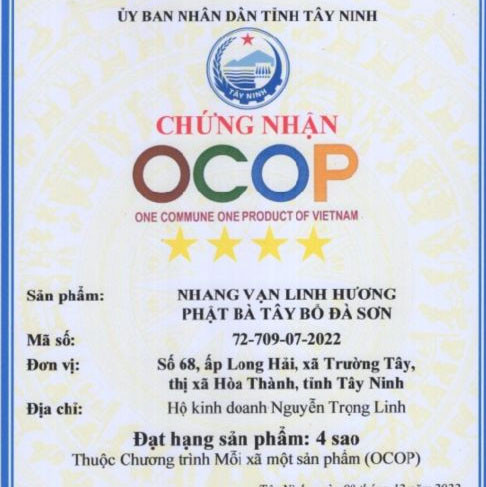 Nhang Vạn Linh Hương Phật Bà Tây Bổ Đà Sơn lục giác đại