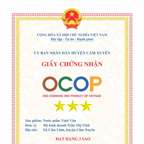 Nước mắm Vinh Vân