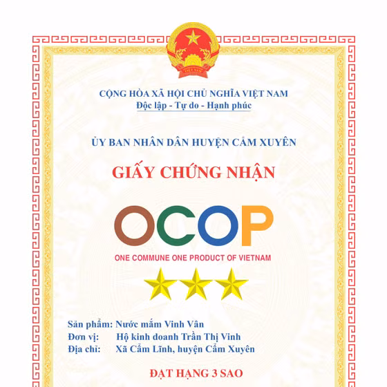 Nước mắm Vinh Vân
