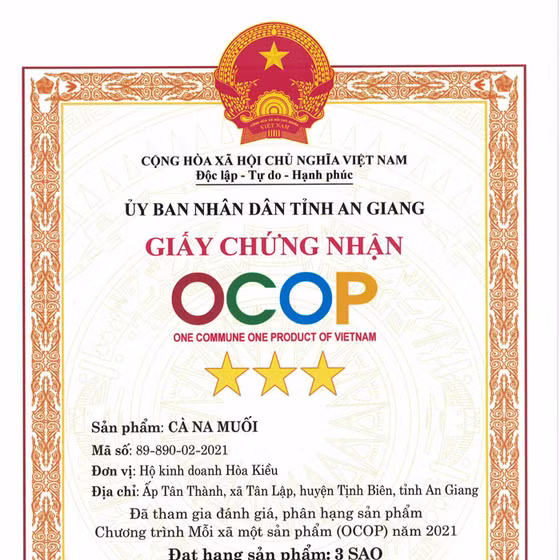 Cà na muối Hòa Kiều