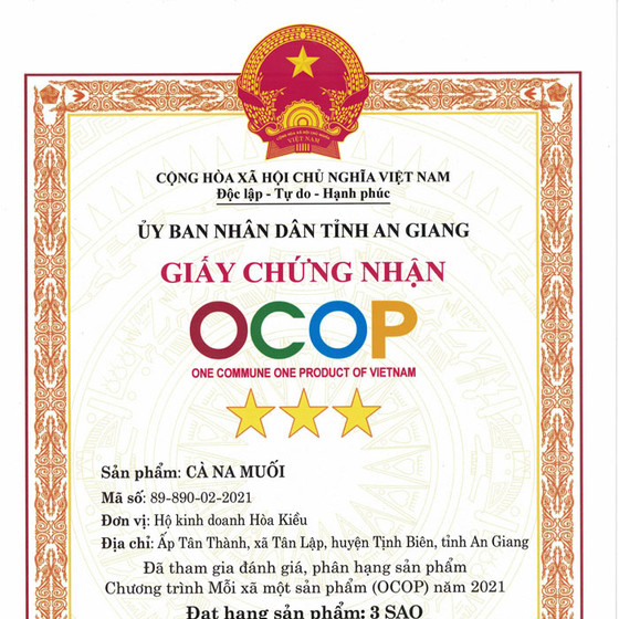 Cà na muối Hòa Kiều