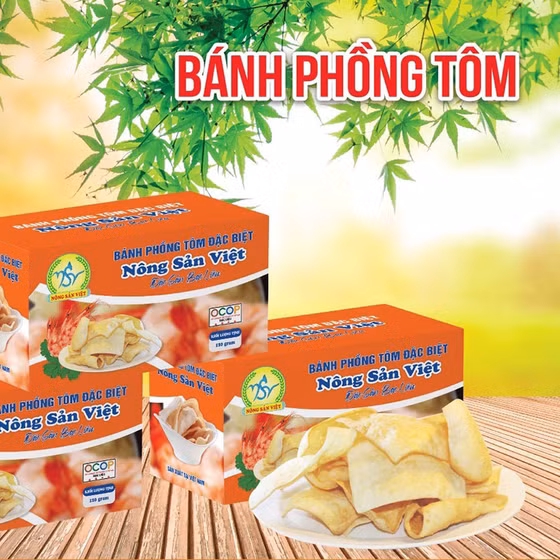 Bánh phồng tôm Nông sản Việt