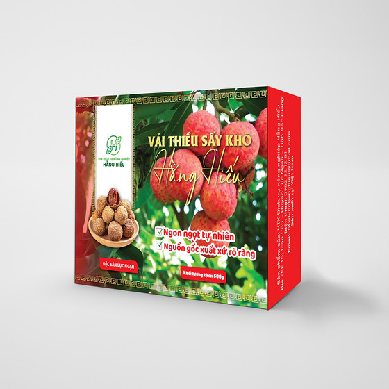 Vải thiều sấy khô Hằng Hiếu 