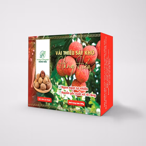 Vải thiều sấy khô Hằng Hiếu 