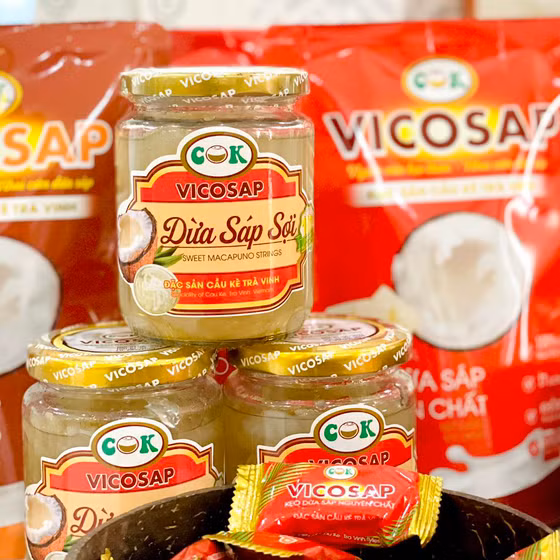 Dừa sáp sợi VICOSAP 