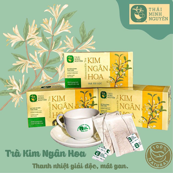 Trà Kim ngân hoa túi lọc