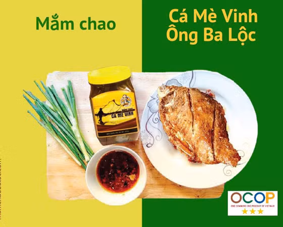 Mắm chao cá mè vinh Ông Ba Lộc