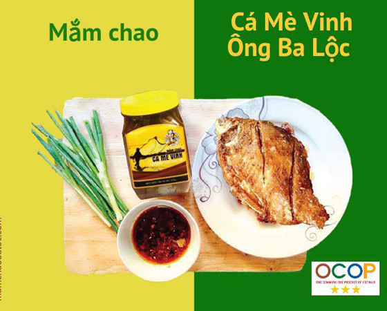 Mắm chao cá mè vinh Ông Ba Lộc