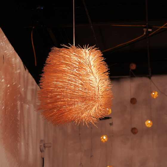 Đèn lồng treo mây tre đan Đức Phong