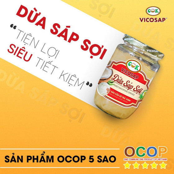 Dừa sáp sợi VICOSAP 