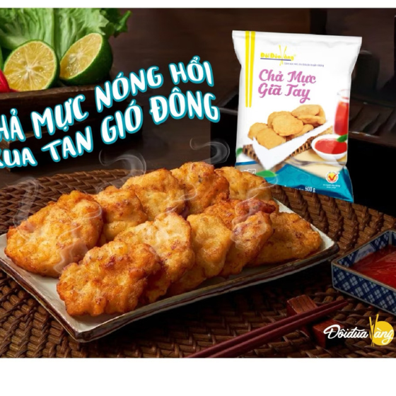 Chả mực giã tay