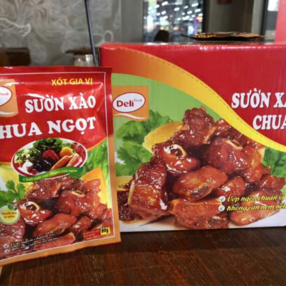 Xốt gia vị sườn xào chua ngọt DeliFoods