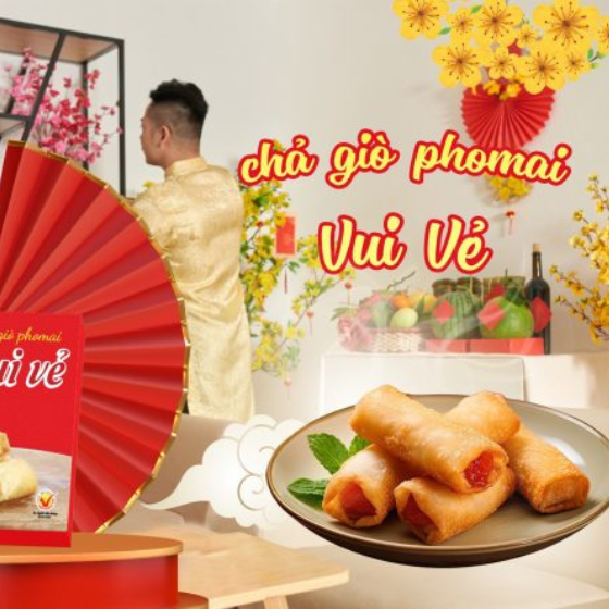 Chả giò phô-mai vui vẻ