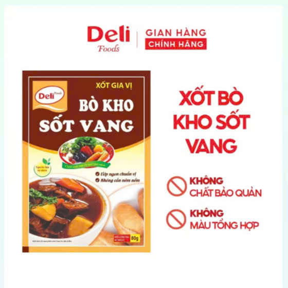 Xốt gia vị Bò kho-Sốt vang DeliFoods