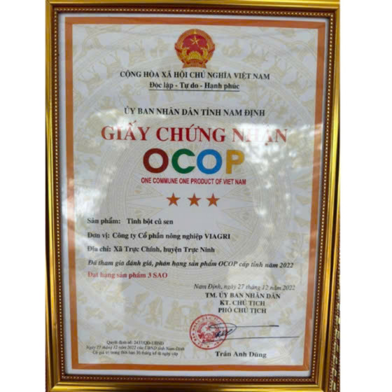 Tinh bột củ sen VIAGRI