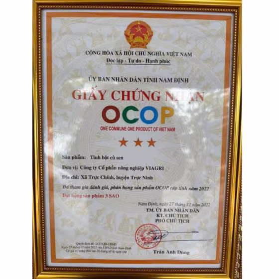 Tinh bột củ sen VIAGRI