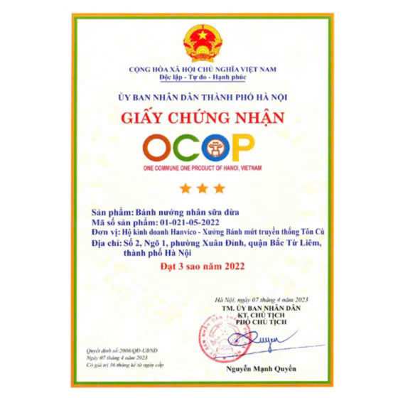 Bánh nướng nhân sữa dừa HAVICO