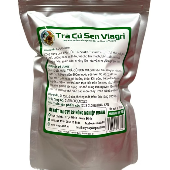 Trà củ sen VIAGRI