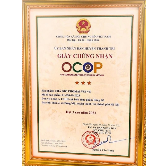 Chả giò phô-mai vui vẻ