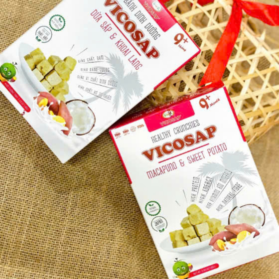 Bánh VICOSAP Dừa sáp và Khoai lang