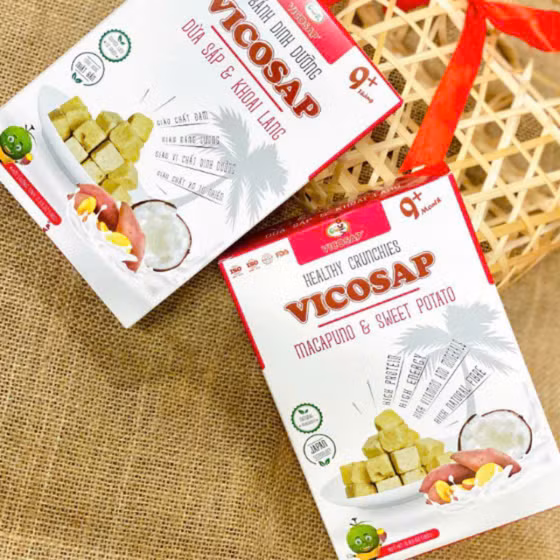 Bánh VICOSAP Dừa sáp và Khoai lang