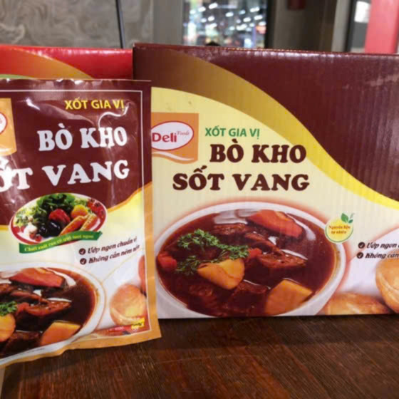 Xốt gia vị Bò kho-Sốt vang DeliFoods