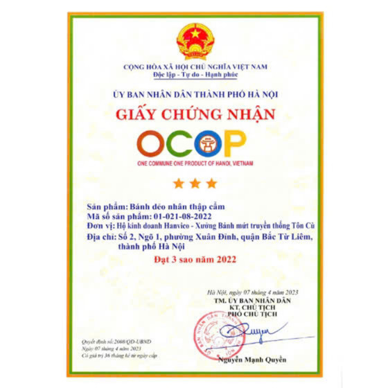 Bánh dẻo nhân thập cẩm HAVICO