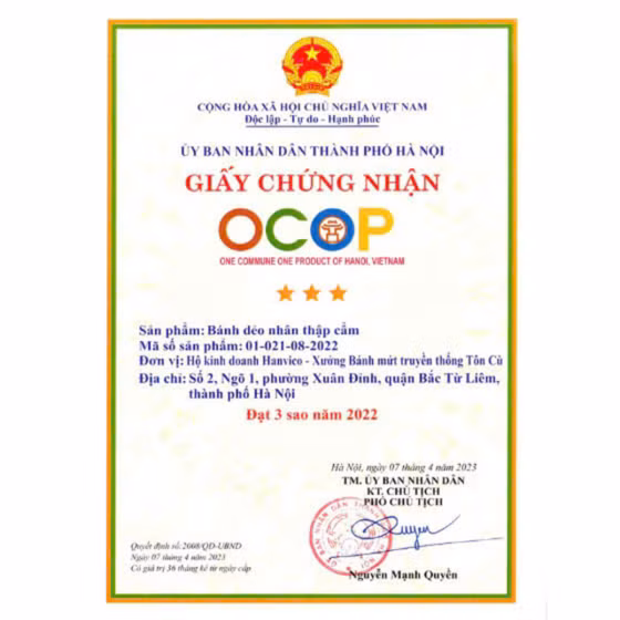 Bánh dẻo nhân thập cẩm HAVICO