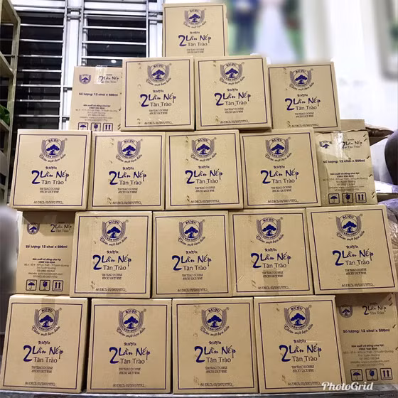 Rượu 2 lần nếp Tân Trào