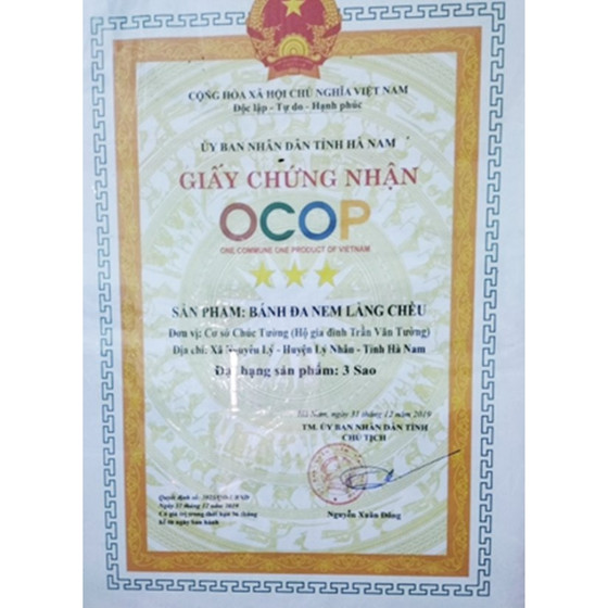 Bánh đa nem làng Chều 