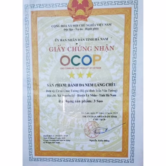 Bánh đa nem làng Chều 