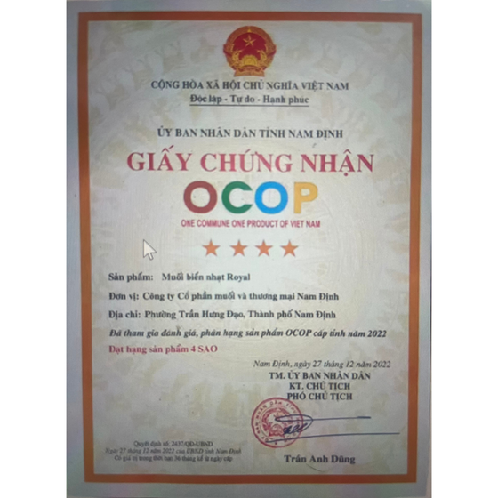 Muối biển nhạt Royal