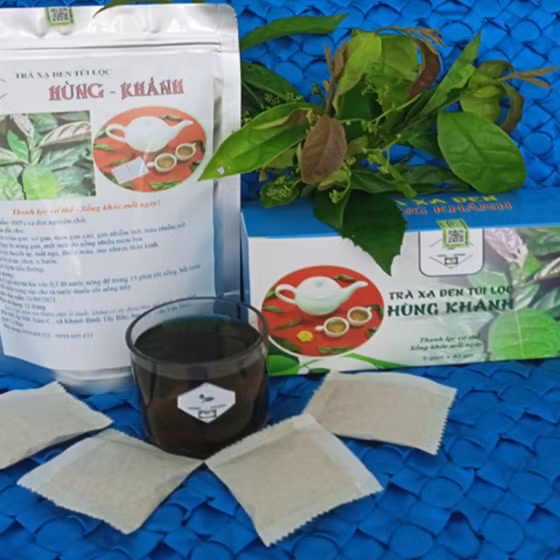 Trà xạ đen túi lọc Hùng Khánh