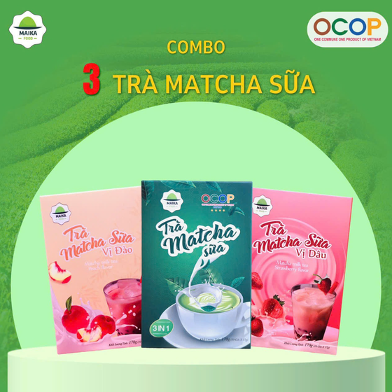 Trà matcha sữa Maika Food