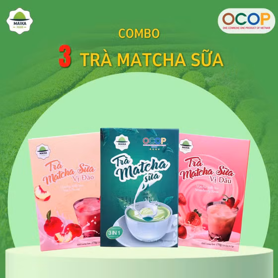 Trà matcha sữa Maika Food
