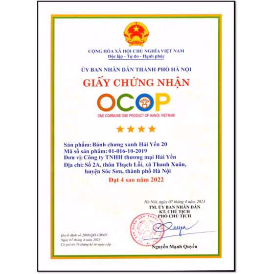 Bánh chưng xanh Hải Yến 20