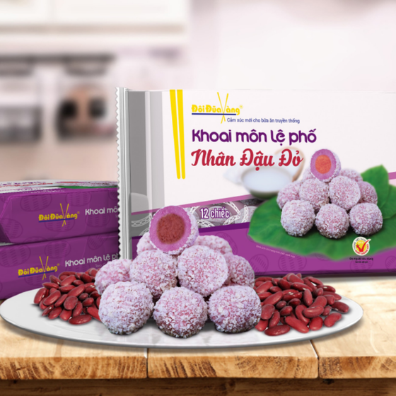 Khoai môn Lệ phố nhân đậu đỏ