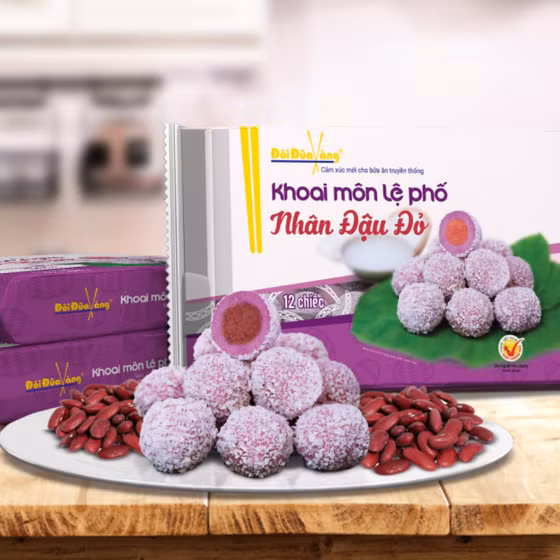 Khoai môn Lệ phố nhân đậu đỏ