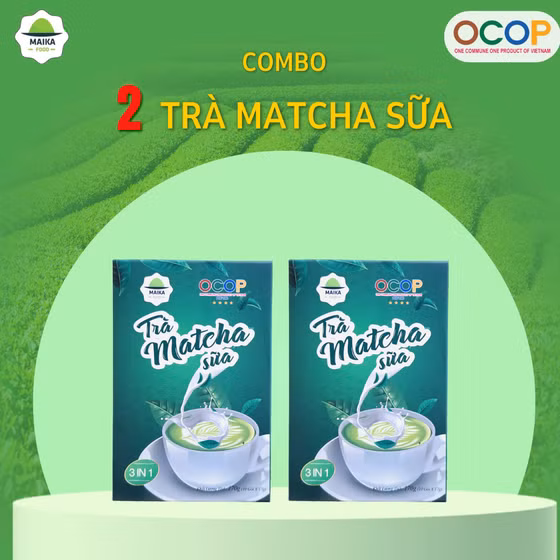 Trà matcha sữa Maika Food